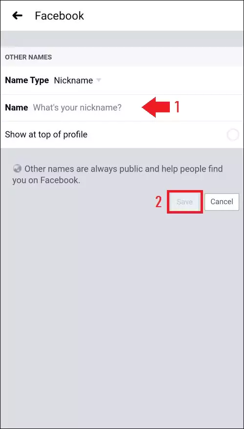 फेसबुक पर नाम कैसे चेंज करें