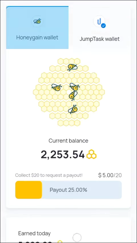 HoneyGain Current Balance