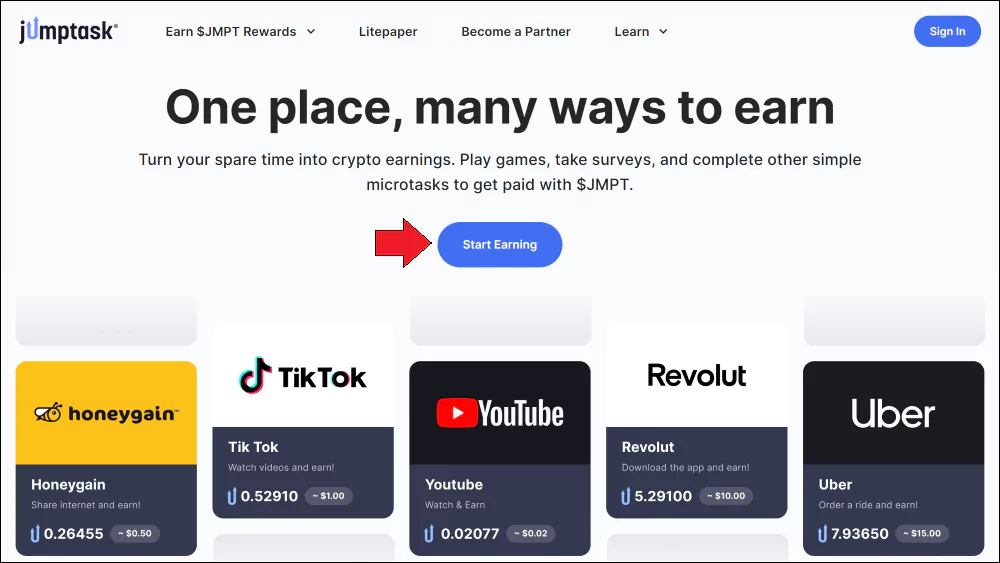 JumpTask.io One place, many ways to earn